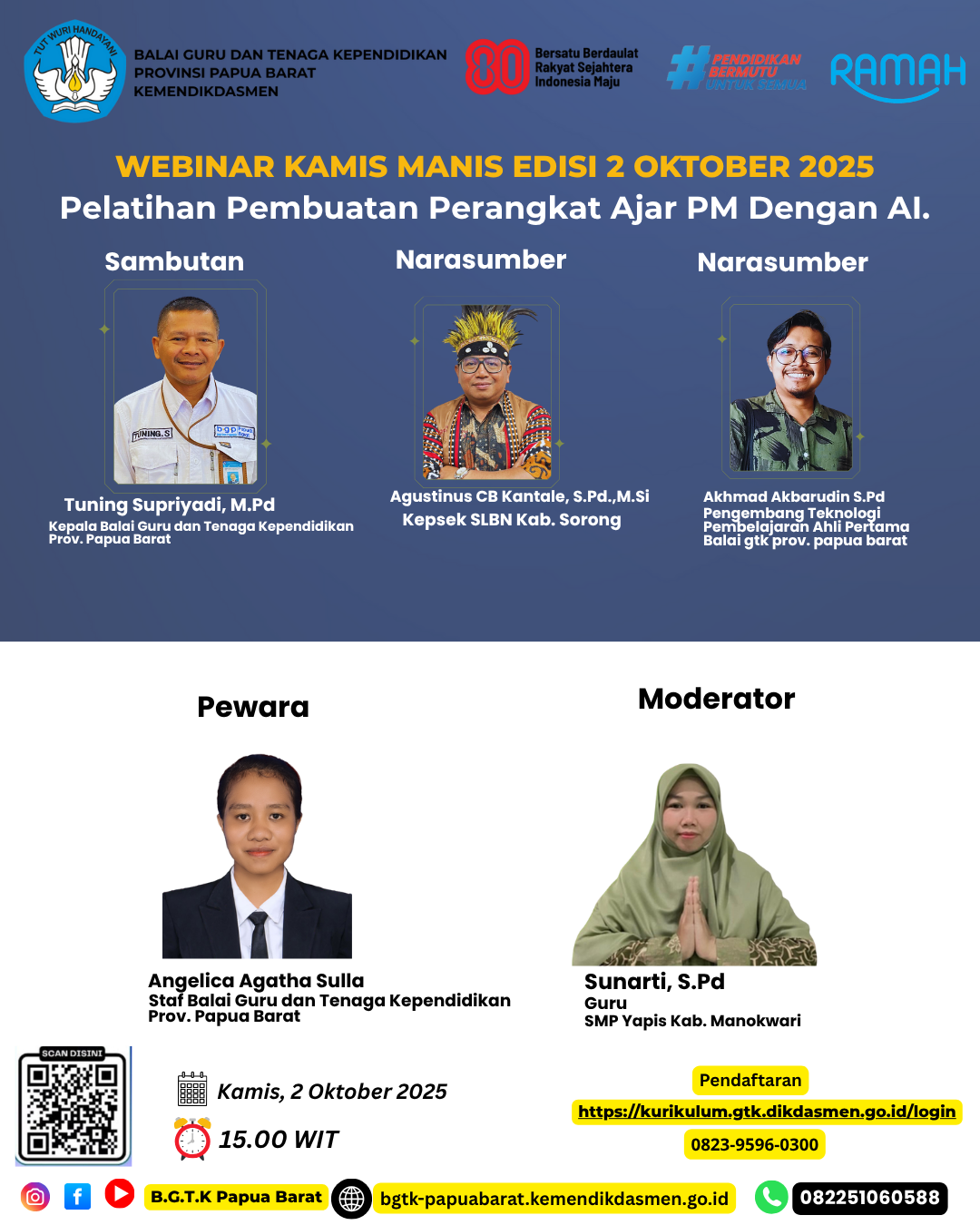 pelatihan pembuatan perangkat ajar PM dgn AI