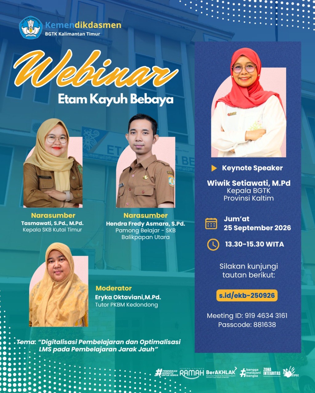 Digitalisasi Pembelajaran dan Optimalisasi LMS pada Pembelajaran Jarak Jauh